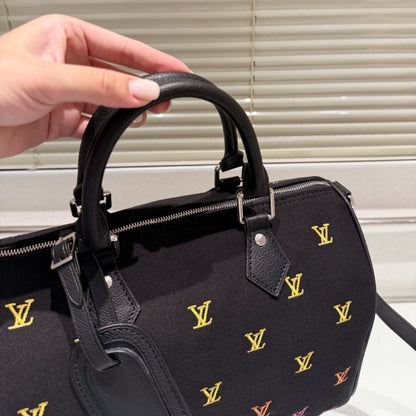 LOUIS VUITTON SPEEDY 40 BANDOULIÈRE BLACK 40CM M14136