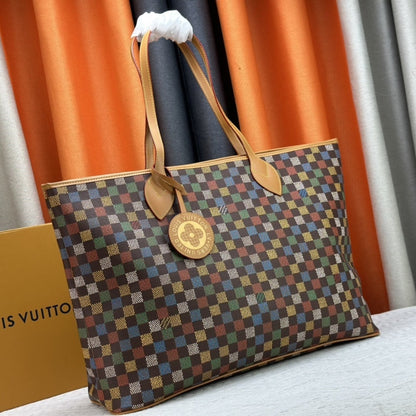 LOUIS VUITTON TRAVEL BAG NEVEREVERFULL MULTICOLOR 42CM N00191