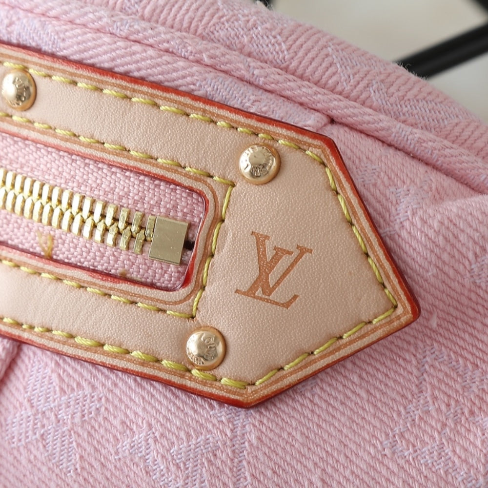 LOUIS VUITTON BUMBAG HIGH RISE WASHED PINK 38CM