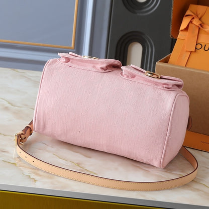 LOUIS VUITTON NEO SPEEDY WASHED PINK 30CM