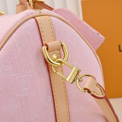 LOUIS VUITTON SPEEDY SOFT 30 WASHED PINK 30CM