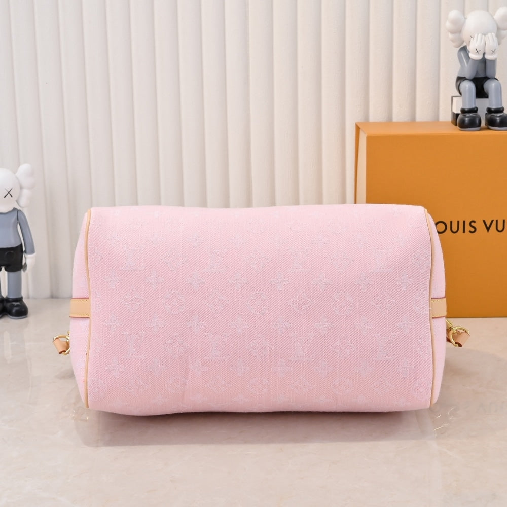 LOUIS VUITTON SPEEDY SOFT 30 WASHED PINK 30CM
