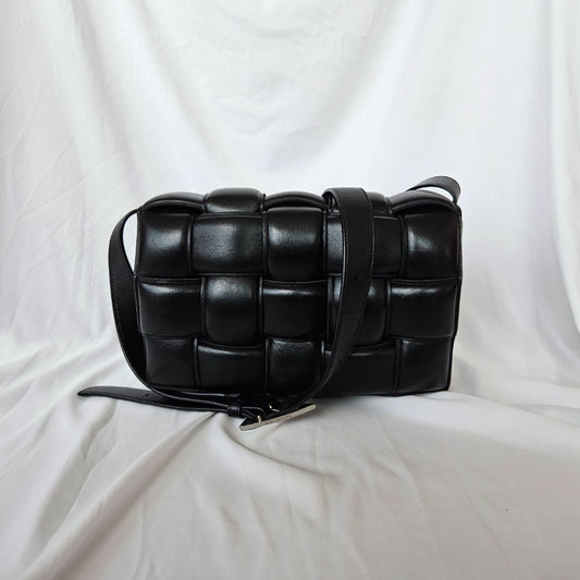 Bottega Veneta Cassette medium padded intrecciato leather shoulder bag