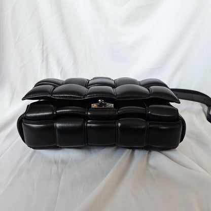 Bottega Veneta Cassette medium padded intrecciato leather shoulder bag