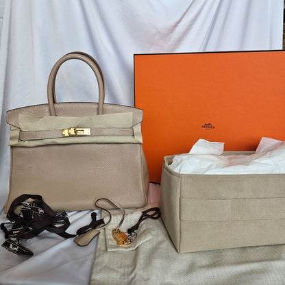 Hermès Argile Birkin 30 Bag