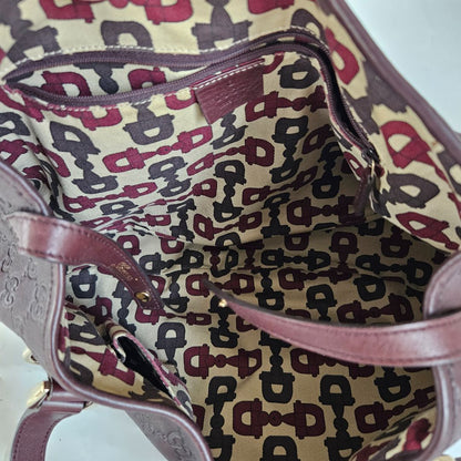 Gucci Brown Guccissima Leather Abbey D-Ring Shoulder Bag