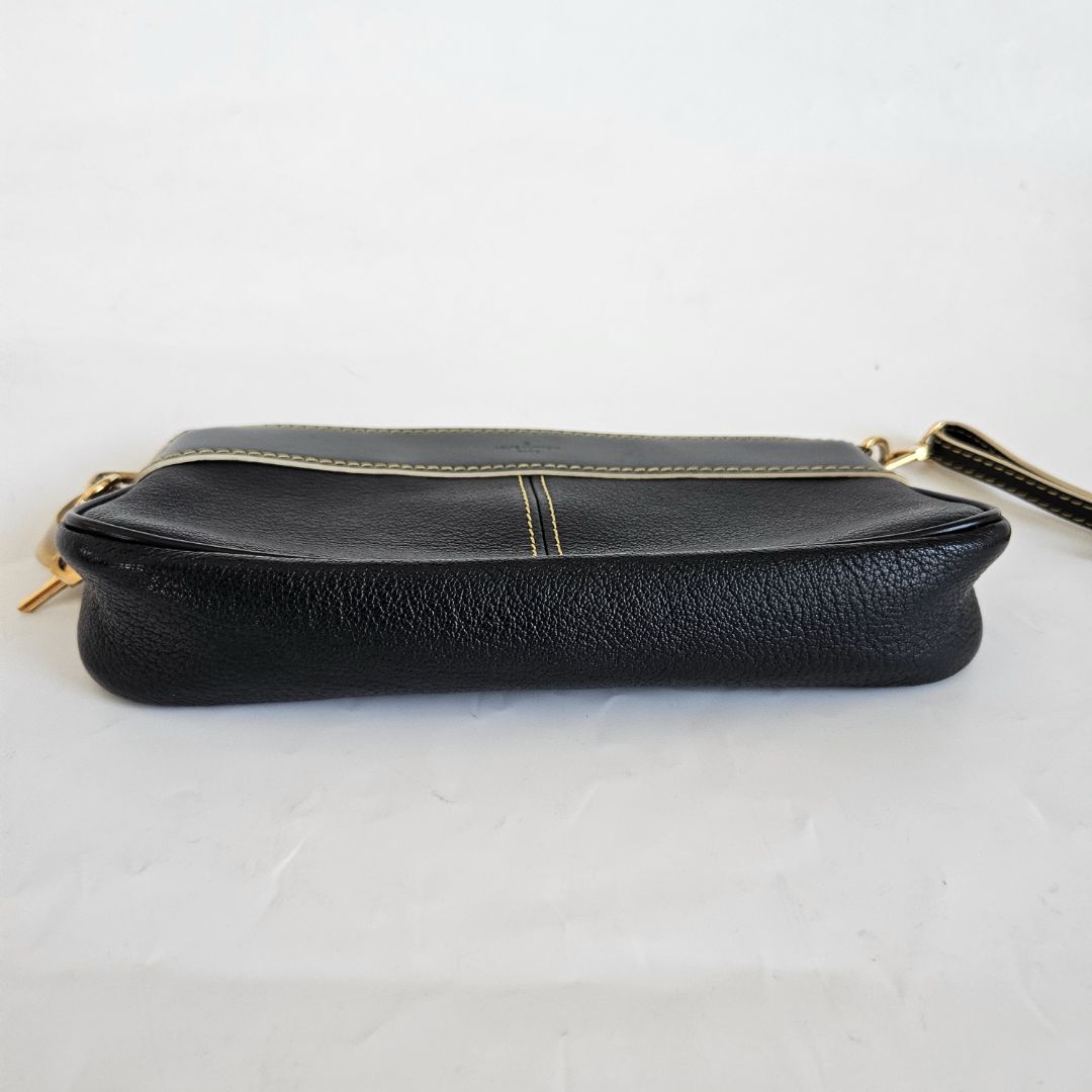 Louis Vuitton Black Suhali Lockit Clutch bag