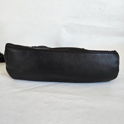 Gucci Black Leather Medium Soho Chain Tote