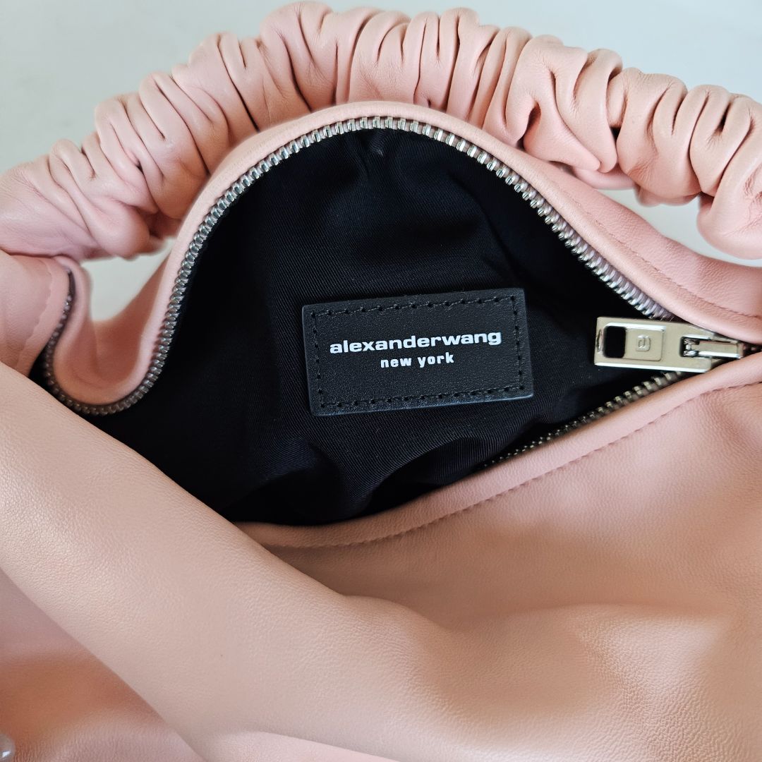 Alexander Wang Mini Scrunchie Pink Bag