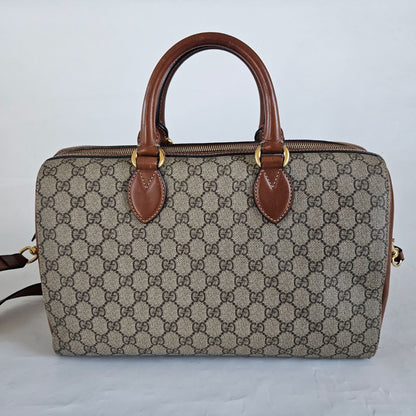 Gucci GG Supreme Monogram Boston Bag