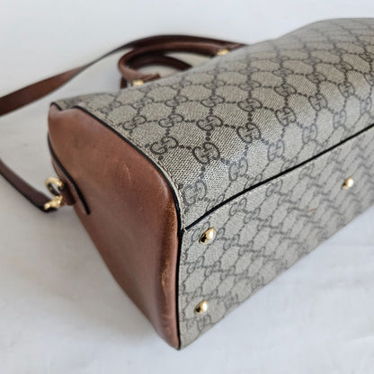 Gucci GG Supreme Monogram Boston Bag