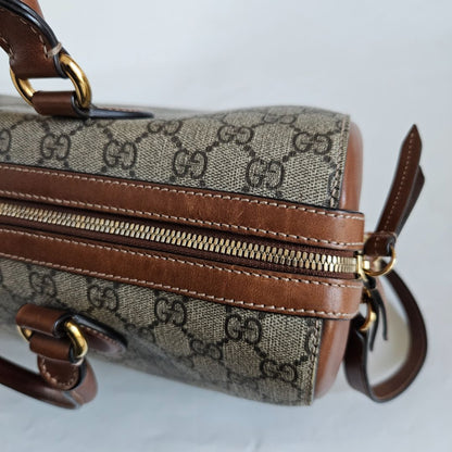 Gucci GG Supreme Monogram Boston Bag