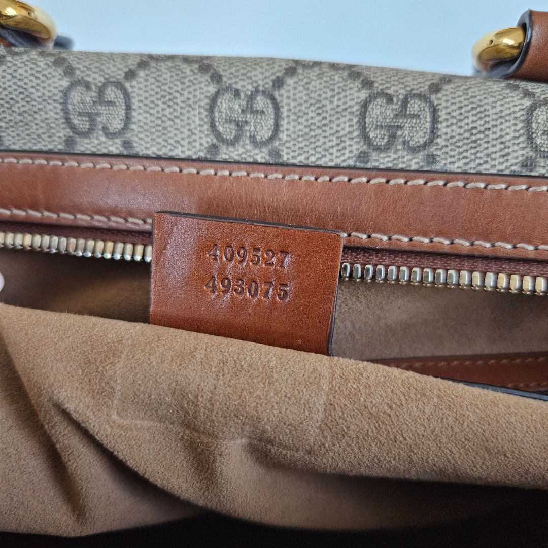 Gucci GG Supreme Monogram Boston Bag