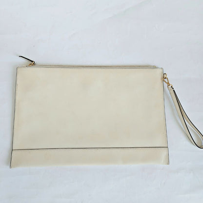Fendi Roma Beige Clutch