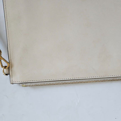 Fendi Roma Beige Clutch