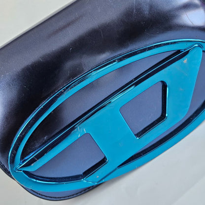 Diesel 1DR Leather Blue Shoulder Bag