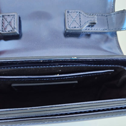 Diesel 1DR Leather Blue Shoulder Bag