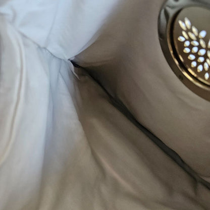 Mulberry Grey Leather Daria Flap Clutch