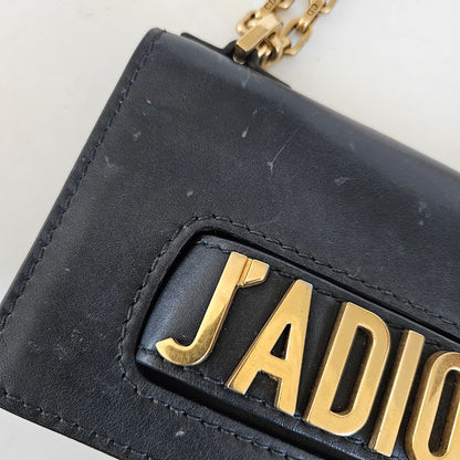 Dior Black Leather J'adior Mini crossbody bag