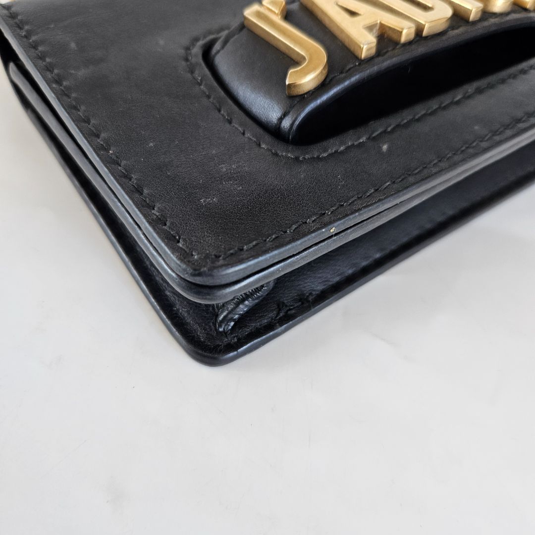 Dior Black Leather J'adior Mini crossbody bag