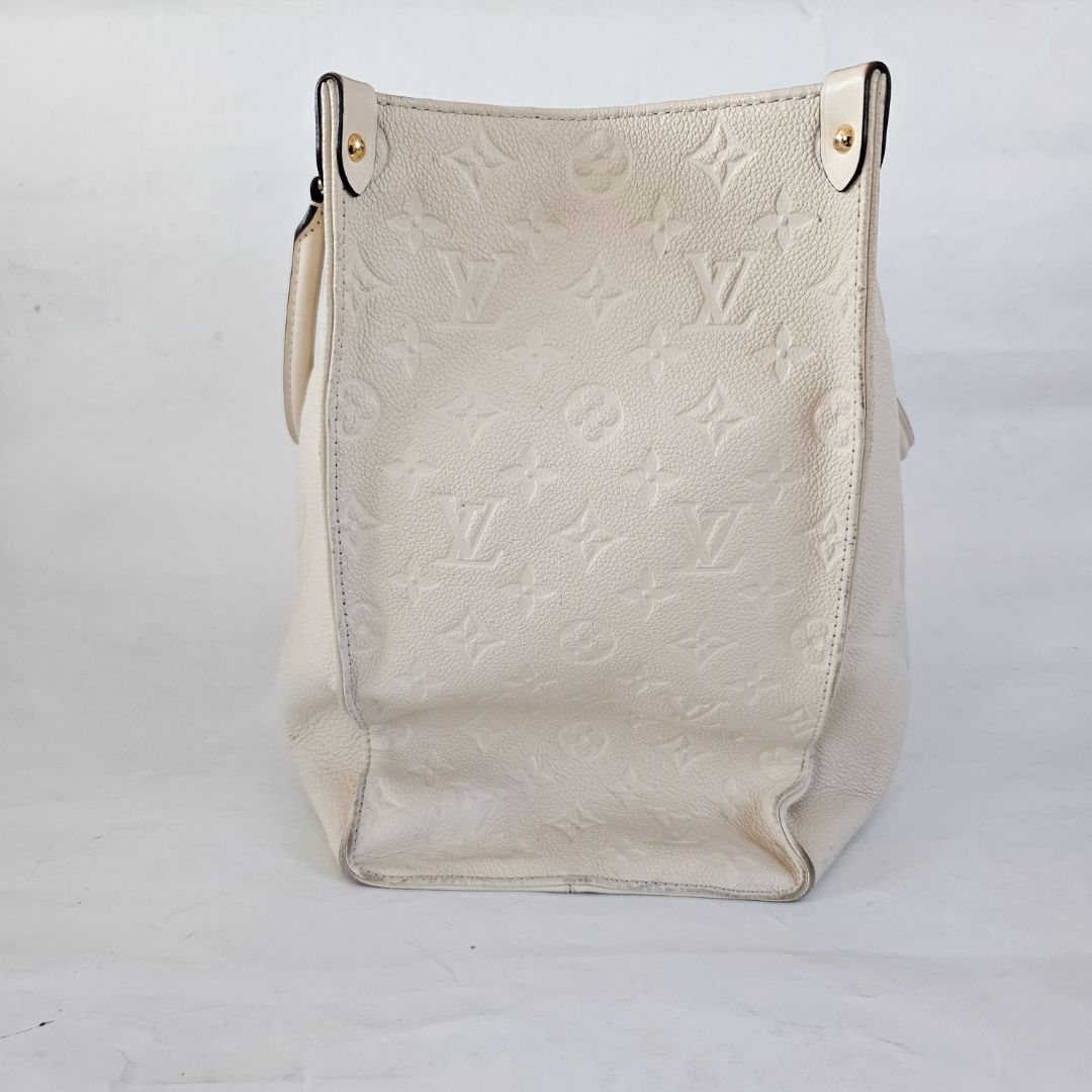 Louis Vuitton On-The-Go White GM Tote Bag