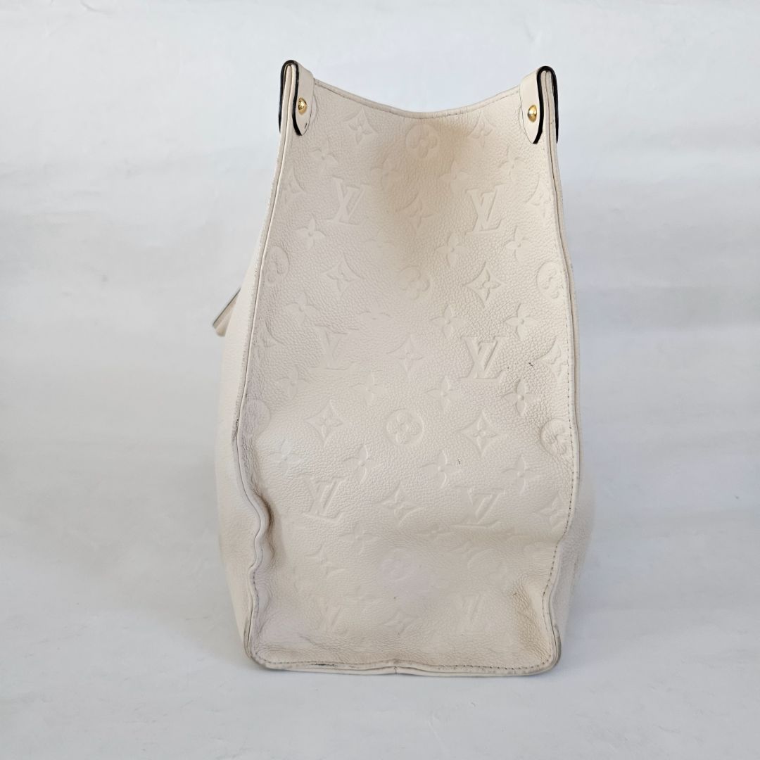 Louis Vuitton On-The-Go White GM Tote Bag