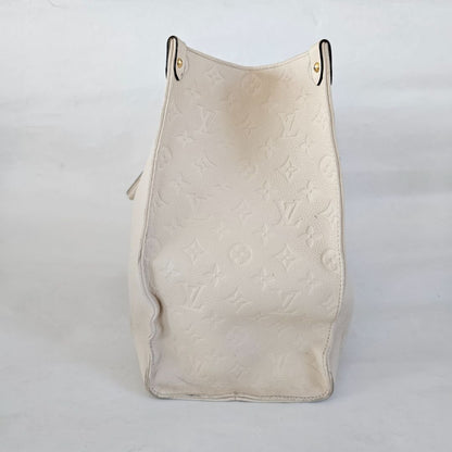 Louis Vuitton On-The-Go White GM Tote Bag
