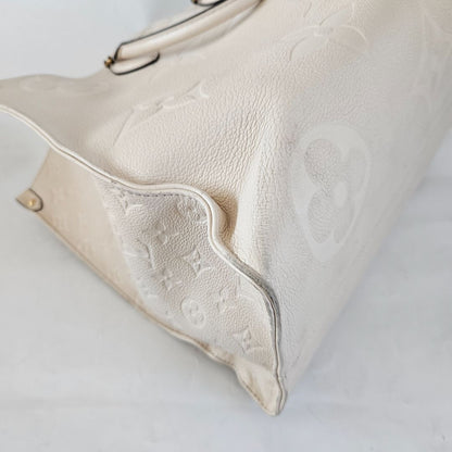 Louis Vuitton On-The-Go White GM Tote Bag