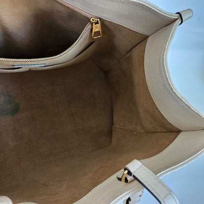 Louis Vuitton On-The-Go White GM Tote Bag