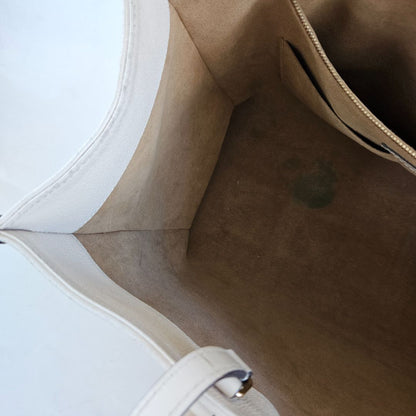 Louis Vuitton On-The-Go White GM Tote Bag