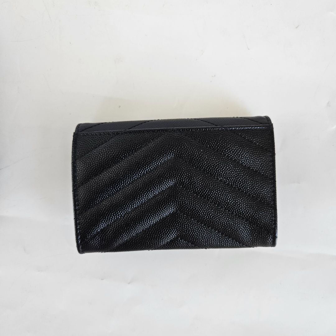 Saint Laurent Cassandre Matelassé Wallet