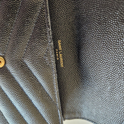 Saint Laurent Cassandre Matelassé Wallet