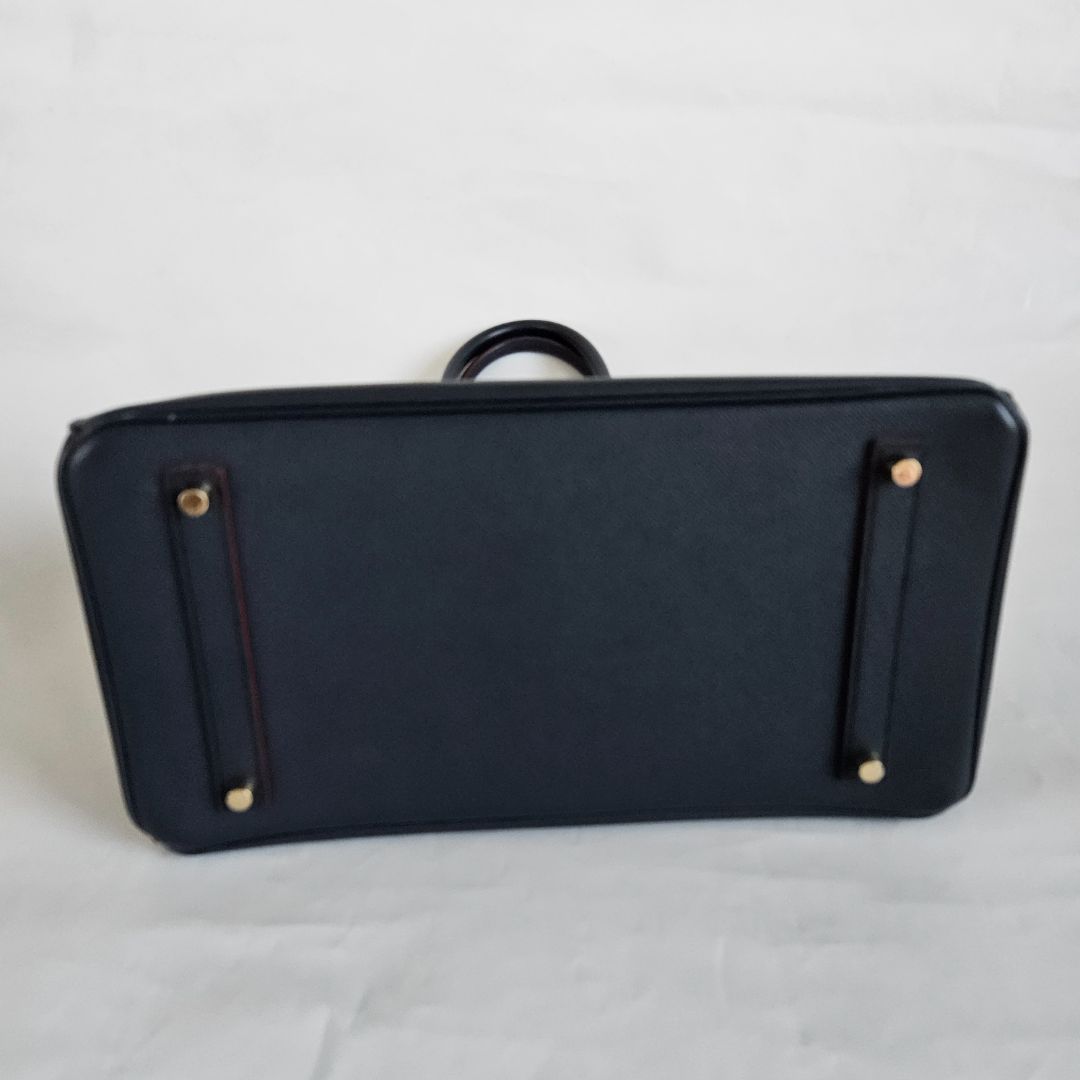 Hermès Birkin 35 Contour Epsom Blue Indigo Rouge H with GHW