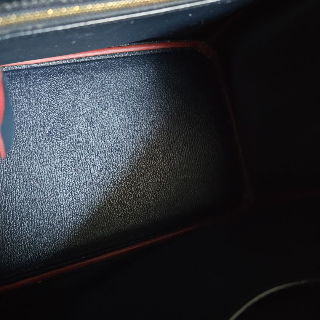 Hermès Birkin 35 Contour Epsom Blue Indigo Rouge H with GHW