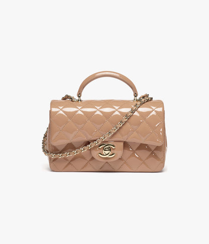 CHANEL Mini Classic Handbag With Top Handle
