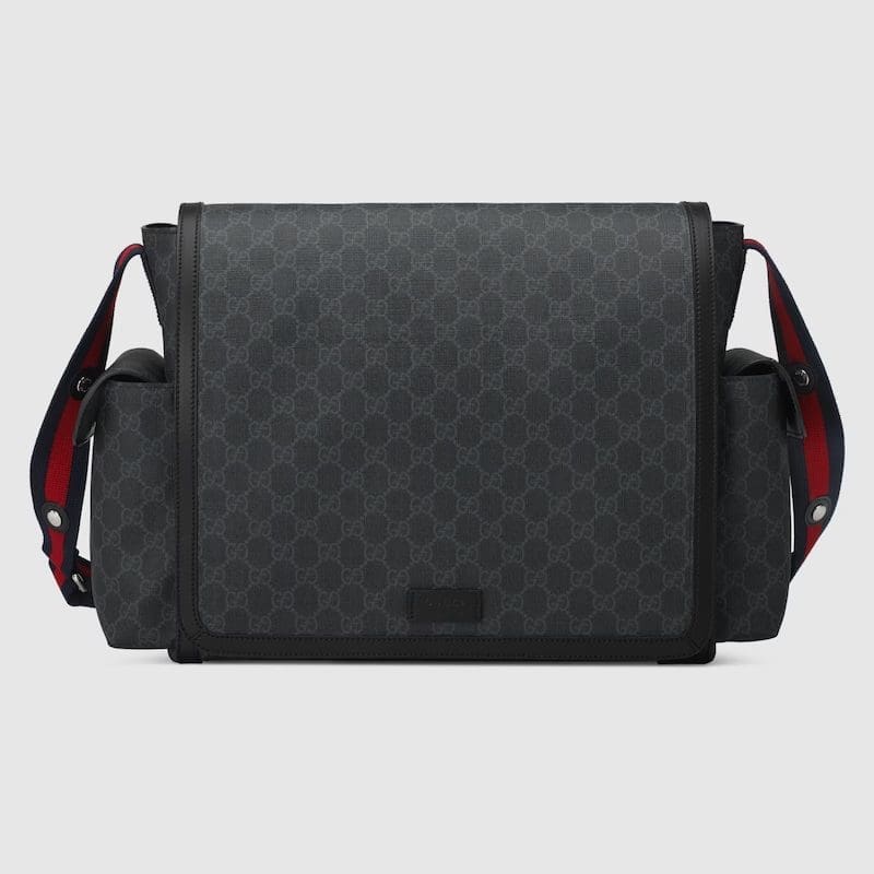 GUCCI Supreme baby changing bag