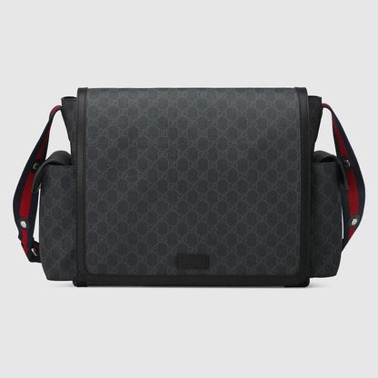 GUCCI Supreme baby changing bag
