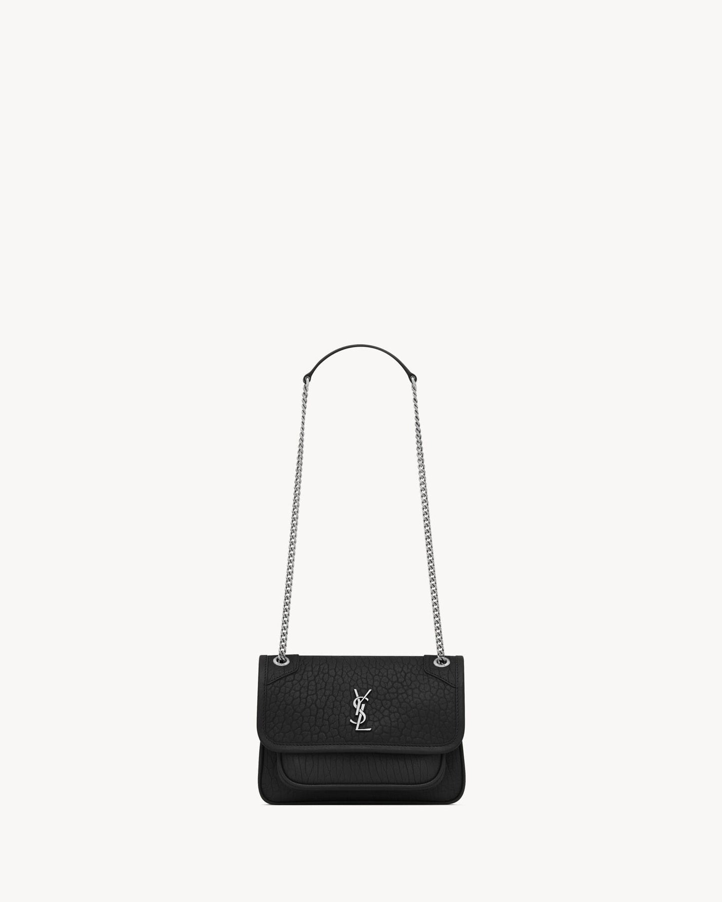 Saint Laurent niki mini in grained lambskin