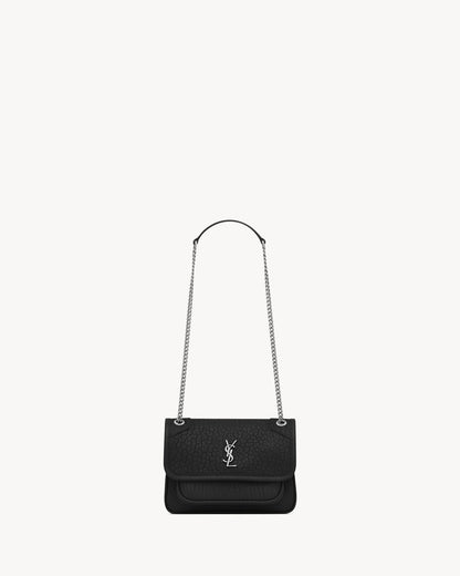 Saint Laurent niki mini in grained lambskin