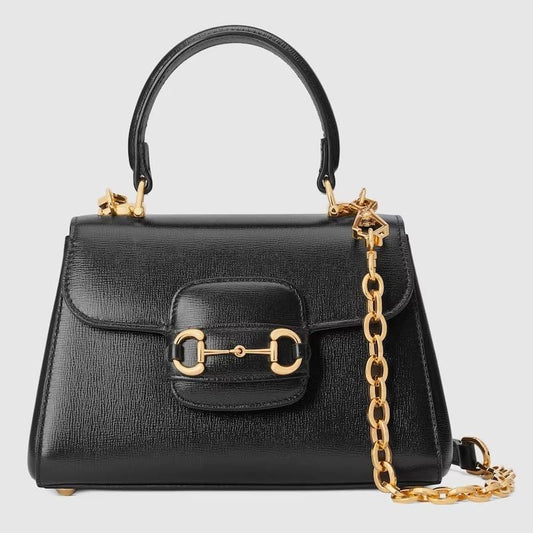 GUCCI HORSEBIT 1955 MINI BAG (BLACK)