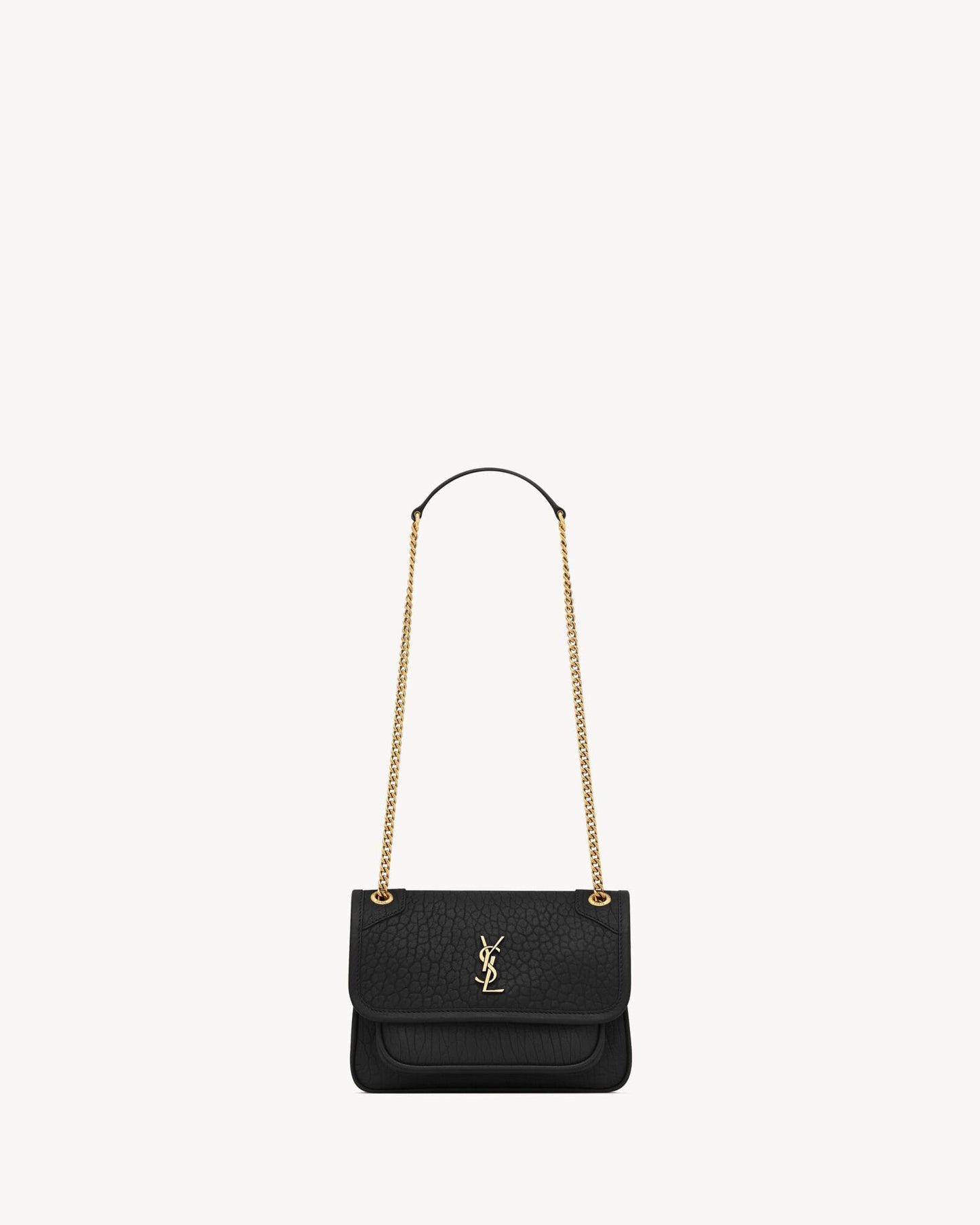 Saint Laurent niki mini in grained lambskin