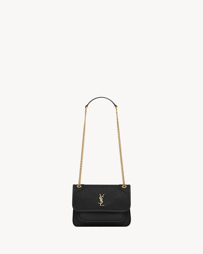 Saint Laurent niki mini in grained lambskin