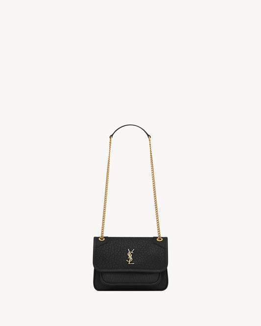 Saint Laurent niki mini in grained lambskin