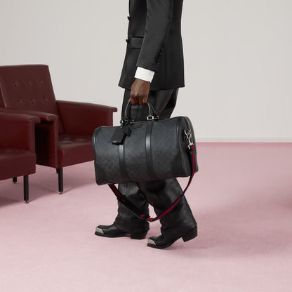GUCCI BLACK CARRY-ON DUFFLE