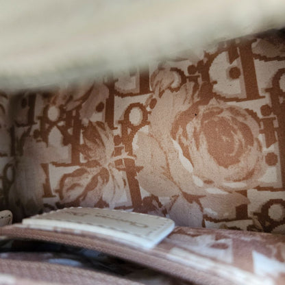 Christian Dior Off-White Leather Vintage Top Handle Bag