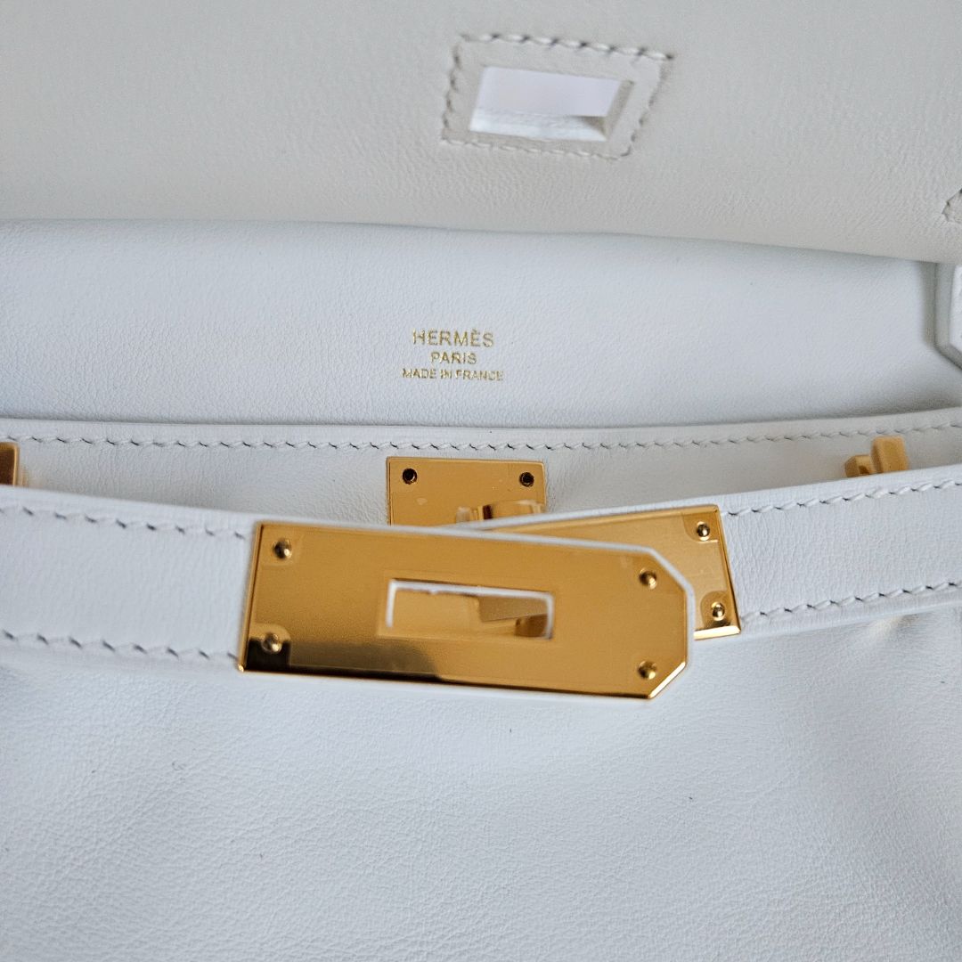 Hermès Evercolor Mini Jypsiere New White