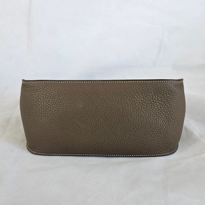 Hermès Jypsiere 28 Etoupe Togo Leather