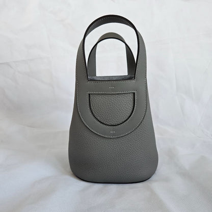 Hermès In The Loop 18 Bag in Clemence Taurillon Gris Meyer