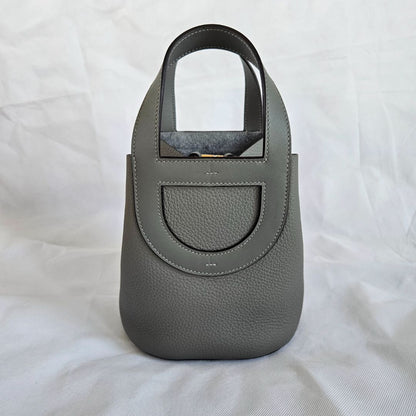 Hermès In The Loop 18 Bag in Clemence Taurillon Gris Meyer