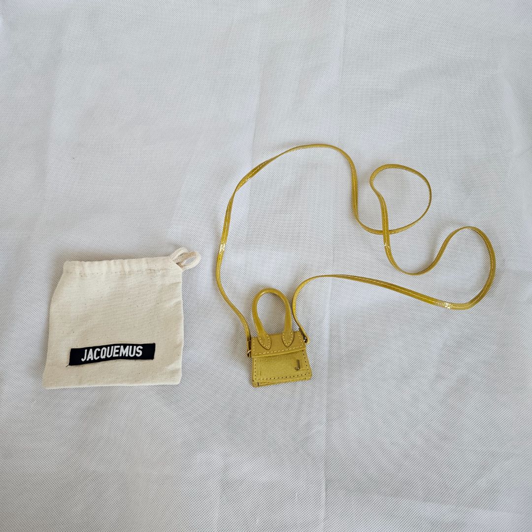 Jacquemus Le Petite Chiquito yellow crossbody bag